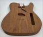 Preview: Body American Ash, Choco, 1-pc., Tele, Unique Piece #007